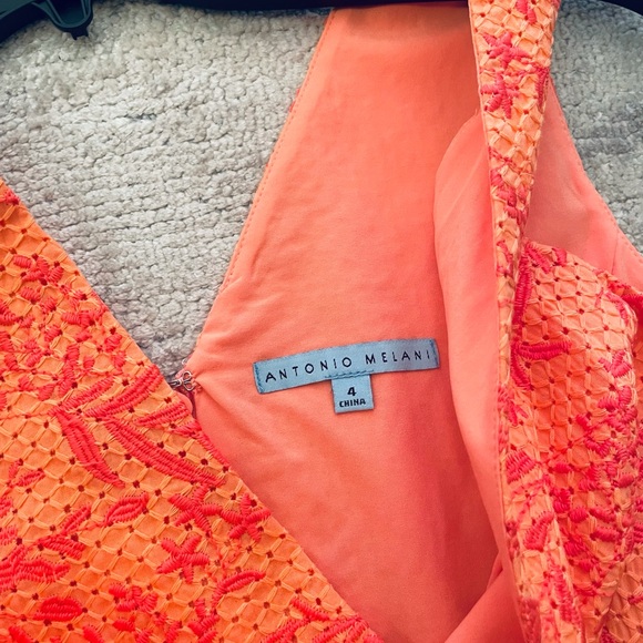 Antonio Melani Nala Belted Dress in Clementine - Picture 6 of 7